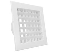 Kichvoe Square with Double Layer Louver Grille Noise Reduction and Easy to Install Abs Air Conditioning Vent Cover Suitable for Residential and Home HVAC Systems