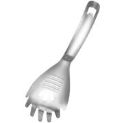 Kichvoe Stainless Steel Pasta Spoon Comfortable Grip and Multi-Functional Design for Efficient Serving of Spaghetti and Noodles at Home and Restaurants