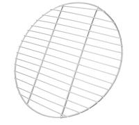 Kichvoe Stainless Steel Round BBQ Grills Non-Stick Barbecue Grid Grill Net Metal Grill Mesh Reusable Grilling Grates Mats for Fire Pit, Outdoor Cooking, Family Gatherings 26cm/10in (Silver)