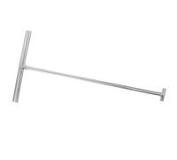 Kichvoe Stainless Steel Sewer Lifter T Hook 400Mm Double-Head Heavy Duty Manhole Cover Pulling Tool for Drain Covers and Water Well Maintenance