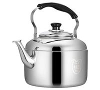 Kichvoe Stainless Steel Tea Kettle Whistling Stovetop Kettle Large Capacity Water Boiler Compatible with Gas and Induction Stoves
