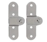 Kichvoe Step Ladder Hinge Folding Ladder Hinge 2pcs Heavy Duty Iron Kit for Engineering Telescopic Ladder Replacement in Household Attic Use Silver 7.7cm