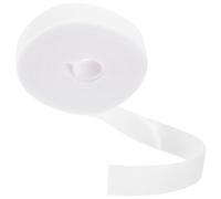 Kichvoe Sturdy Nylon Hook and Loop Tape with Strong Tightening Force for Fixing Cable Strips and Soccer Goal Nets, Self-Adhesive White Straps Suitable for House and Office Use