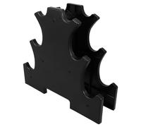 Kichvoe Three-tier Small Dumbbell Rack Weight Holder Rack for Dumbbells Floor Bracket for Home Gym Workout Accessory Storage Stand