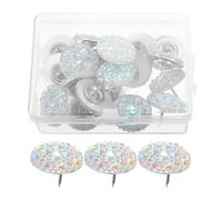 Kichvoe Thumb Tacks Photo Decorative Pins Resin 20pcs Multi-function Decorative Push Pins Easy to Use for Office and Home Decor Suitable for Hand-painted Kindergarten and Important