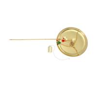 Kichvoe Traditional Small Copper Plate Scale 500g Gram Scale for Chinese Medicine Herbs Kitchen Food Weighing Tool round Copper Tray