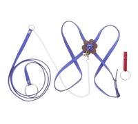 Kichvoe Turtle Pet Harness Leash Medium Size Blue Pulling Rope for Outdoor Walking Tortoise Hauling Tow Rope Suitable for Land Turtles Random Color