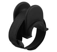 Kichvoe U-shaped Fishing Rod Holder Bracket for Railing and Boat Mount Black Arc Base Pole Support for Sea and Bank Fishing Accessory for Dock and Surf