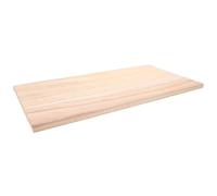 Kichvoe Unfinished Solid Wood Board 40x20cm Rectangular Crafting Wood Plank for DIY Furniture Shelving and Home Decor Projects
