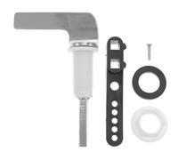 Kichvoe Universal Toilet Tank Flush Lever Replacement Kit Zinc Alloy Material Easy to Replace and Finely Polished Handle for Home and Hotel Toilet Flush Tank