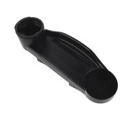 Kichvoe Universal Walker Tray with Detachable Drink Holder and Phone Stand for Adults and Elderly, Black Plastic Rolling Walker Accessory with No-Slip Drink Security and Food Organizer
