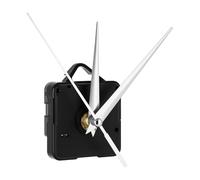 Kichvoe Wall Clock Movement Replacement Kits, Silent Clock Mechanism Maintenance DIY Clock Mechanisms Hands Repair Parts Accessories for Home Hotel School Silver