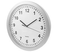 Kichvoe Wall Clock Safe with Hidden Compartment for Storing Credit Cards and Valuables, Silver Plastic Material, Elegant Vintage Style Suitable for Office the Road