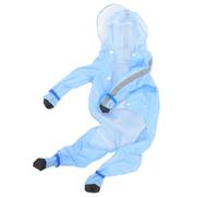 Kichvoe Waterproof Dog Raincoat with Foot Coverage and Reflective Strips, Lightweight Polyester Taffeta Material, Easy to Put and Take, Breathable and Comfortable Design for Hiking