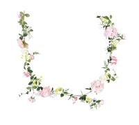Kichvoe Wedding Arch Flower Vine Artificial Rose Vine Flower Garland Flexible Plastic Elegant Gorgeous Design to Create Romantic Atmosphere for Home Decoration and Indoor Decorations