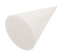 Kichvoe White Gypsum Cone Sculpture Model for Drawing Practice and Sketch Form Learning, Lightweight Desktop Art Decoration Fine Craftsmanship for Home and Office