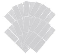 Kichvoe White Writable Tracing Paper Labels Stickers for Office and Labeling Use, 10 Sheets Pack 6pcs Per Sheet, Simple White Aesthetic, Resist Peeling All-Purpose Storage Stickers
