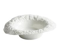 Kichvoe Wide Rimmed Pasta Bowls, Ceramic Pasta Bowls Wide Salad Bowls Decorative Food Bowl Fruit Dish Shallow Dinner Plate for Dipping Bread