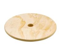 Kichvoe Wood Bumper Plate for Barbell Weight Training, 1pcs Solid Wooden Dumbbell Plate, Fitness Strength Fractional Insert for Home Gym Use