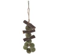 Kichvoe Wooden Bunny Chew for Pets with Unique Shapes, Practical Teething Chew for Hamsters and Small Animals, for Pet's Home Comfort and Teeth Grinding