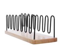 Kichvoe Wooden Hat Rack Organizer with 7 Slots for Caps and Beanies