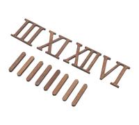 Kichvoe Wooden Roman Numerals Clock Kit for DIY Wall Clock Repair Simple and Elegant Design with Wear Resistance Suitable for Decorating Home Decor