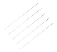 Kichvoe Worm Baiting Needle Driller Fishing Rig Needle Tool 5pcs Stainless Steel Handy Container Secure Bait Attachment and Clean Handling for Carp and Saltwater Fishing