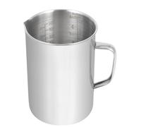 Kichwit Stainless Steel Measuring Cup, Large Metal Measuring Cup with Handle, 34oz / 1000ml / 4 Cups