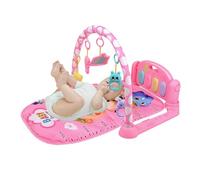 Kick and Play Piano Gym - Adjustable Light Up Musical Mat | Learning Activity Toy, Interactive Play Piano Gym for Bedroom Nursery Playroom Home Daycare Apartment Early Education