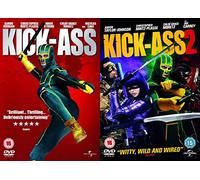 Kick Ass 1-2 Complete Collection DVD - Kick-Ass, Kick-Ass 2 DVD - Kick-Ass 2 Movies Collection DVD