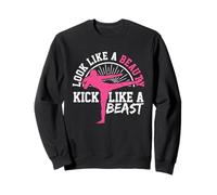 Kick Boxing - Martial Arts Karate Girl MMA Gift Sweatshirt
