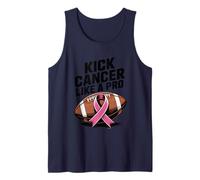 Kick Cancer Like A Pro Football Courage Tank Top