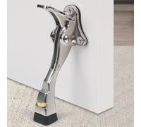 Kick Down Door Stoppers for Bottom of Door, Heavy Duty Kickdown Door Stop, Adjustable Door Stoppers (4 Inch x 1 Pack)
