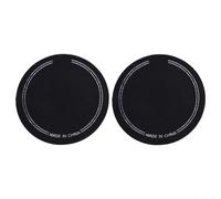 Kick Drum Pad Double Bass Drum Patch Drum Head Protector for Enhanced Attack 12.8cm Length Black(A)