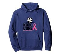 Kick For The Cure Breast Cancer Awareness Pullover Hoodie