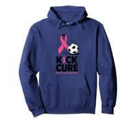 Kick For The Cure Breast Cancer Awareness Pullover Hoodie