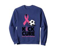 Kick For The Cure Breast Cancer Awareness Sweatshirt