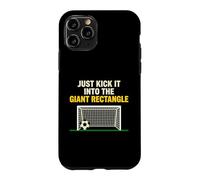 Kick It Into The Giant Rectangle Soccer Player Case for iPhone 11 Pro