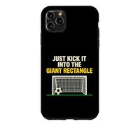 Kick It Into The Giant Rectangle Soccer Player Case for iPhone 11 Pro Max