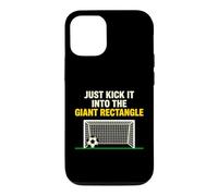 Kick It Into The Giant Rectangle Soccer Player Case for iPhone 12/12 Pro