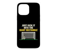 Kick It Into The Giant Rectangle Soccer Player Case for iPhone 13 Pro Max