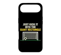 Kick It Into The Giant Rectangle Soccer Player Case for iPhone Air