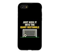 Kick It Into The Giant Rectangle Soccer Player Case for iPhone SE (2020) / 7/8