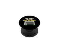 Kick It Into The Giant Rectangle Soccer Player PopSockets Adhesive PopGrip
