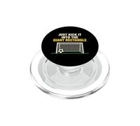 Kick It Into The Giant Rectangle Soccer Player PopSockets PopGrip for MagSafe