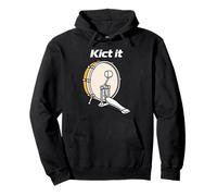 Kick It Pedal Bass Drum Drummer Musical Beat Pullover Hoodie