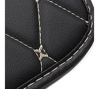 Kick Mat with Organizer Car Back Shield for Kids PU Leather Rear Protector Kick Protection Mat Cover Easy to Clean Wear Resistant (S)