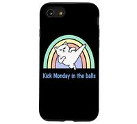 Kick Monday In The Balls Rainbow Cat Case for iPhone SE (2020) / 7/8