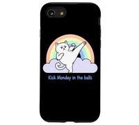 Kick Monday In The Balls Rainbow Cat Case for iPhone SE (2020) / 7/8