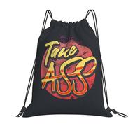 Kick Names Take Ass Unisex Swimming Bag Durable Drawstring Bag Lightweight String Backpack For Swim Football Yoga